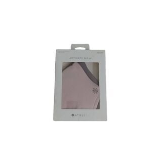 Athleta OS Pack of 2 Pink & Gray Lightweight Particle Blockin Activate Mask NIB